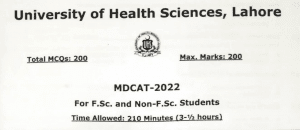 Read more about the article Mdcat paper 2022 with answer key