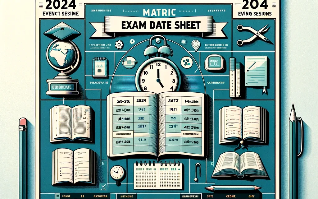matric exams date sheet 2024 